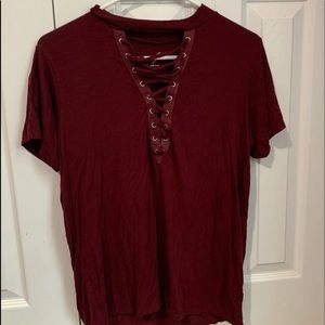 Burgundy Shirt